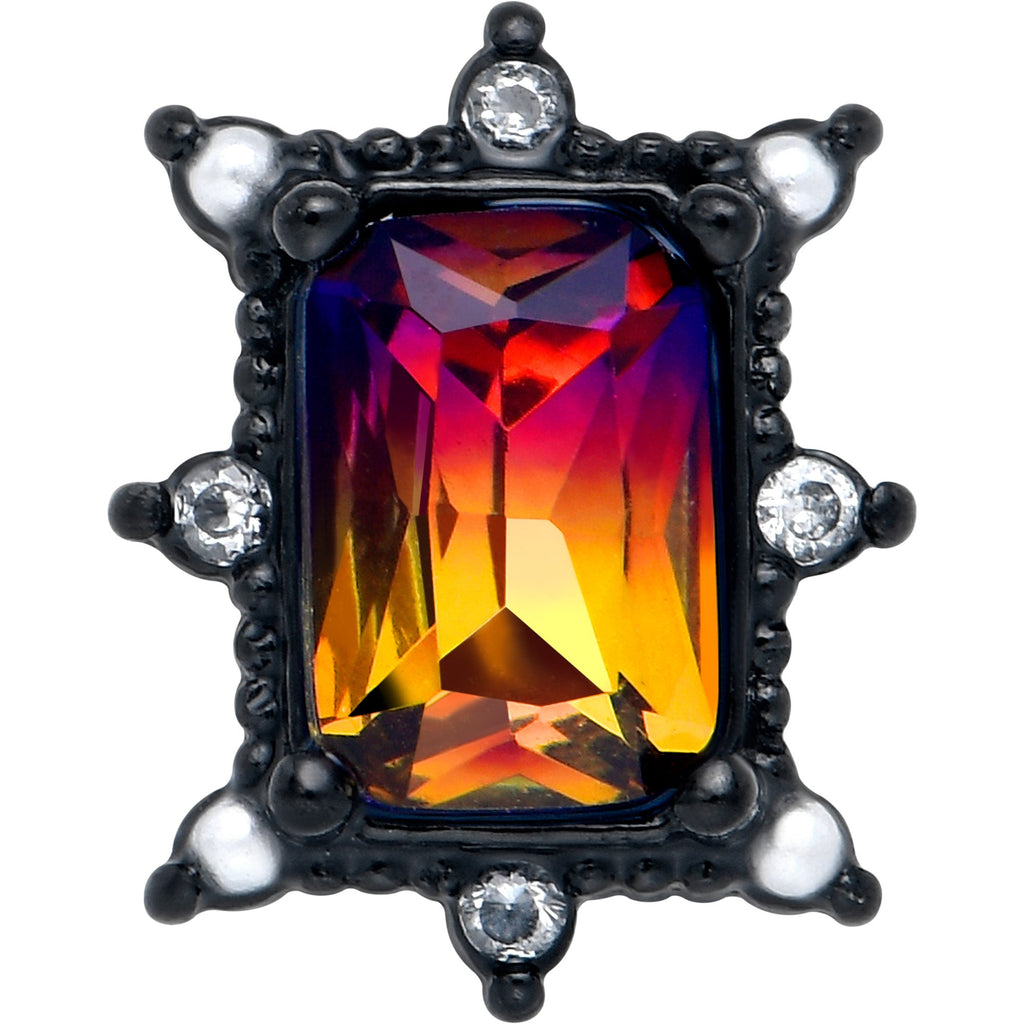 Starfire Tourmaline Tongue Barbell